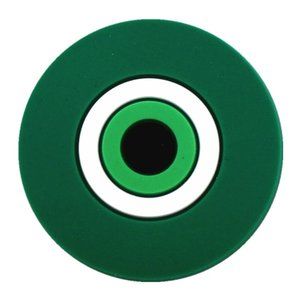 Green Evil Eye croc charm